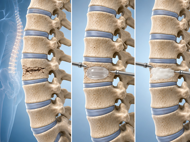Cyphoplastie : Traitement mini-invasif des fractures vertébrales par ballonnet et ciment