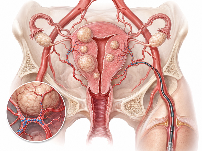 Embolisation fibrome utérins