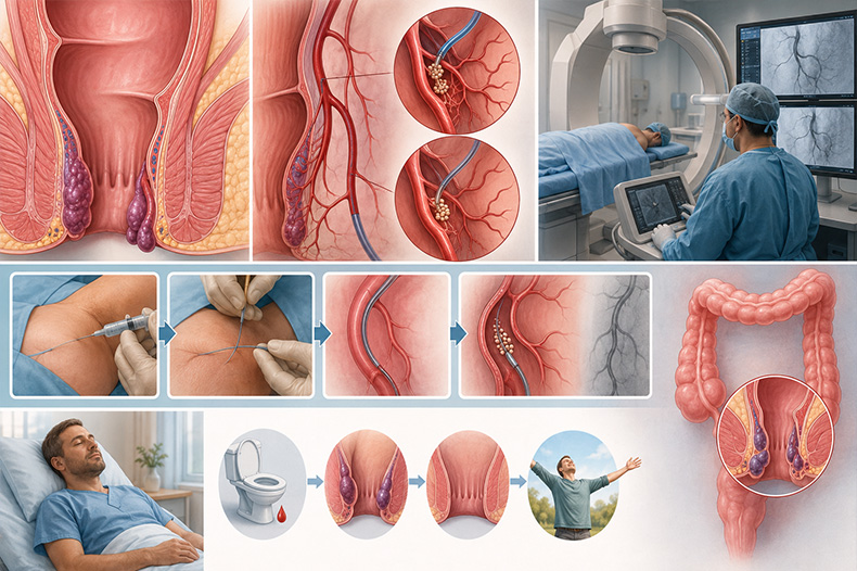 Embolisation des hémorroïdes